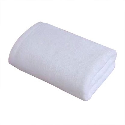 6pcs Hotel Cotton Bath Mat Towels Non Slip Floor Use White