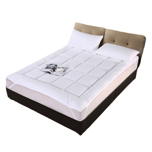 Hotel Mattress Comfort Pad Waterproof Box Quilted White
