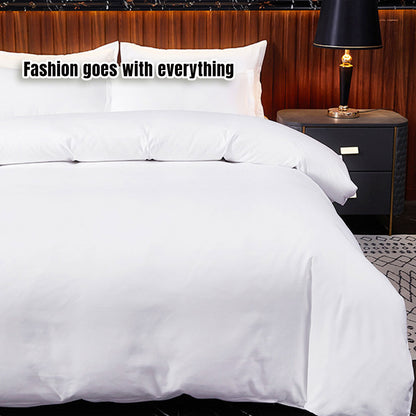 White Duvet Cover Soft Fabric Easy Care for Hotels and Homes