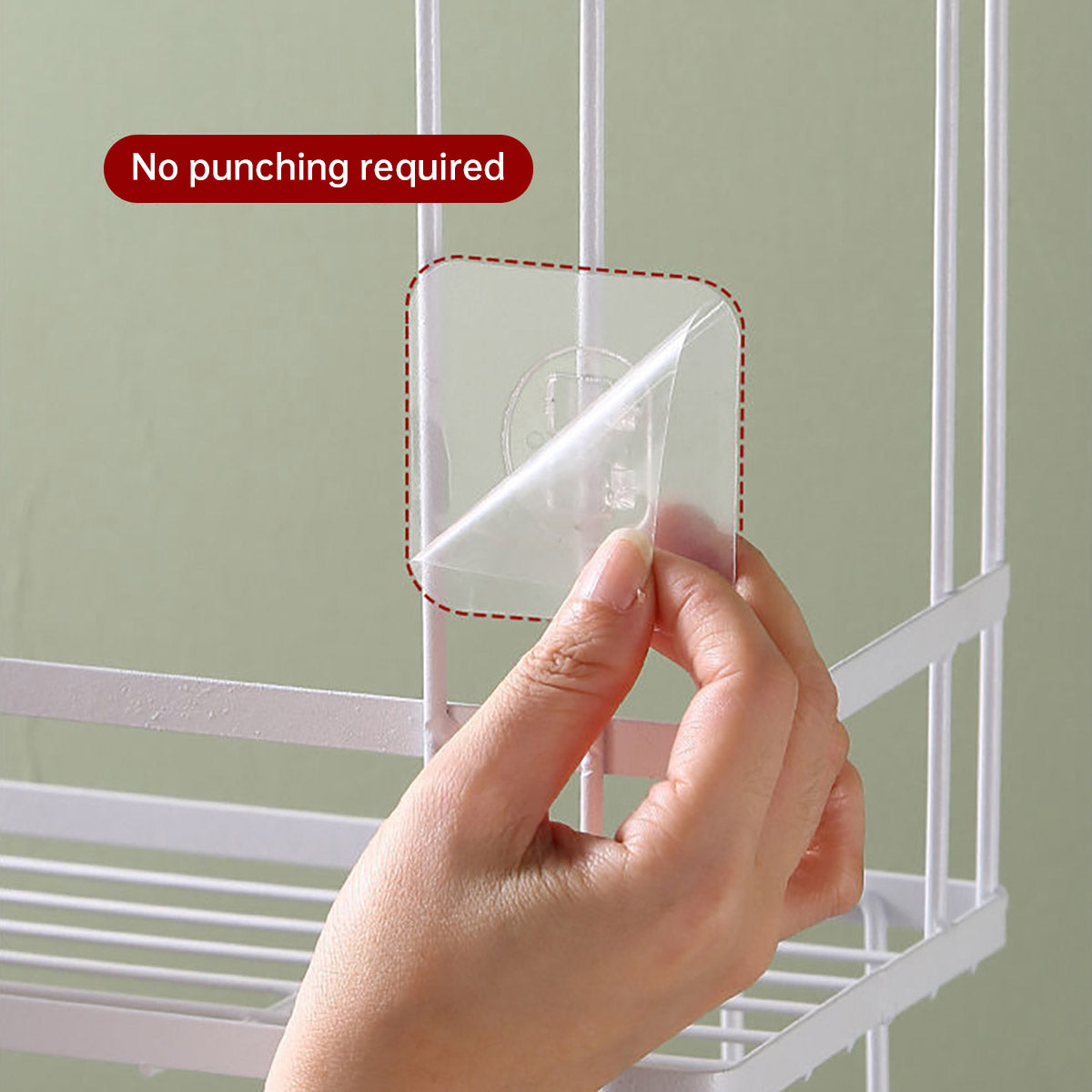 Wall Mounted Steel Bathroom Storage Rack Over The Toilet