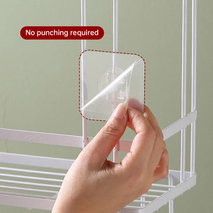 Wall Mounted Steel Bathroom Storage Rack Over The Toilet