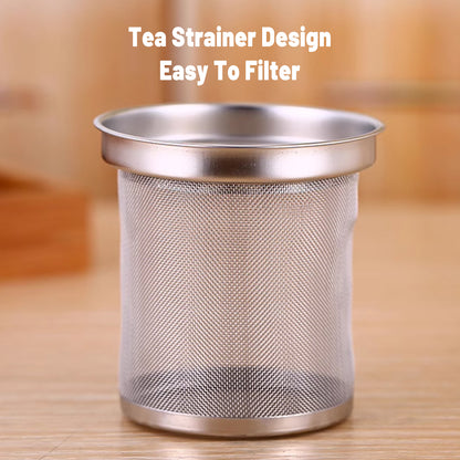 Thickened Stainless Steel Teapot Kettle With Strainer for Hotel Service