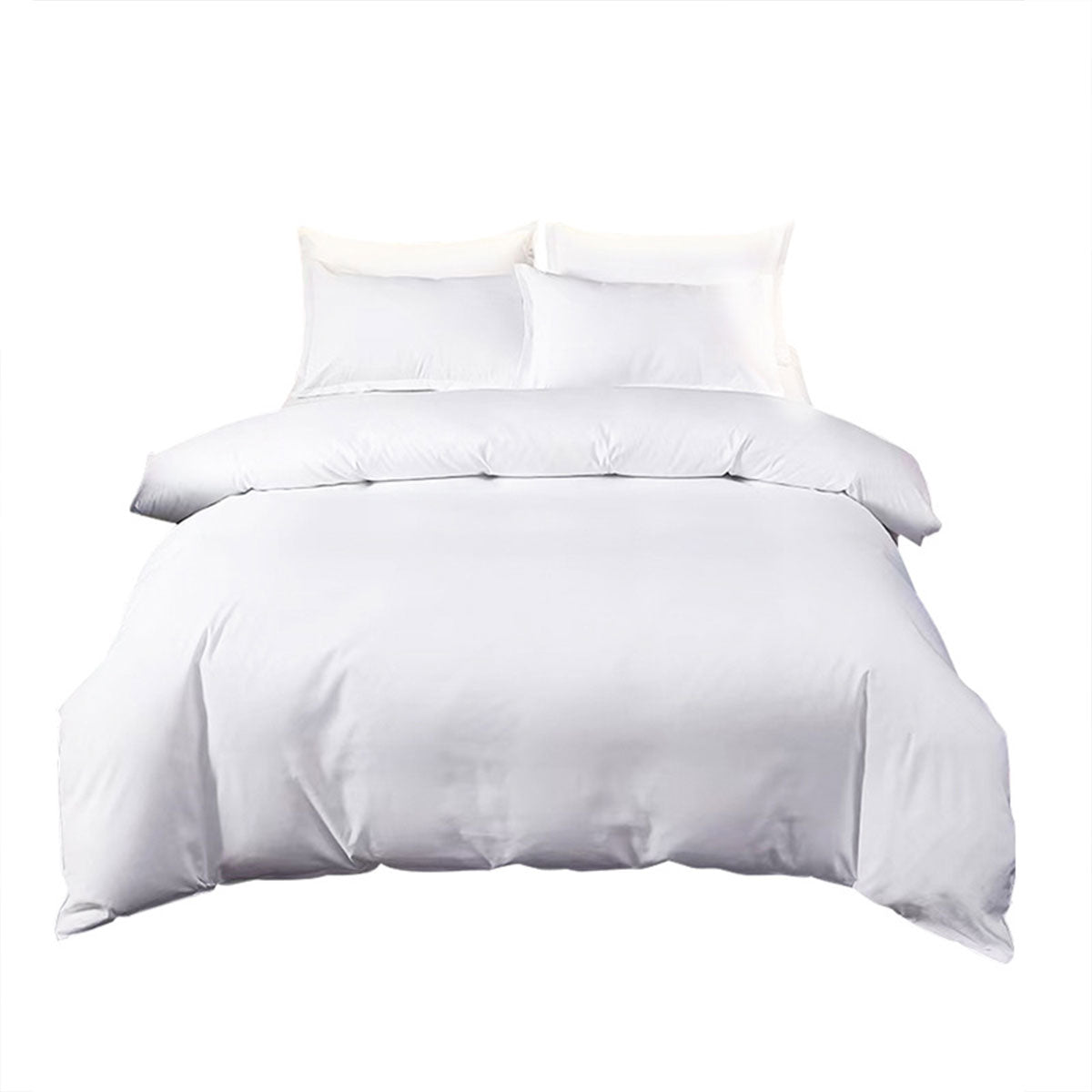 White Duvet Cover Soft Fabric Easy Care for Hotels and Homes