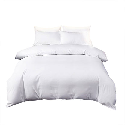 White Duvet Cover Soft Fabric Easy Care for Hotels and Homes