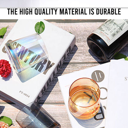 2Pcs Hotel Household Glass Toothwash Cups Set