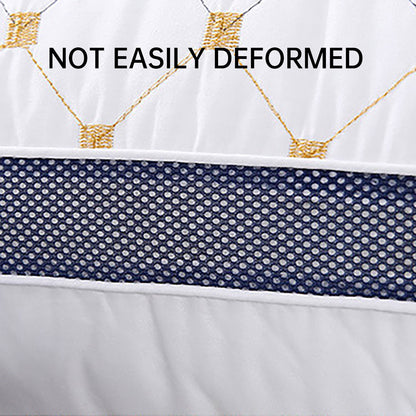 1-2PCS High Rebound Washable Hotel Polyester Bed Pillow
