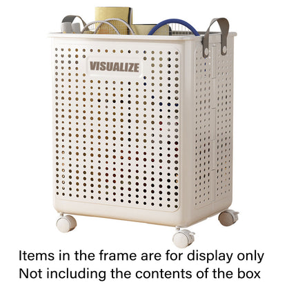 Folding Portable Laundry Basket Multifunctional Storage for Bathroom Household
