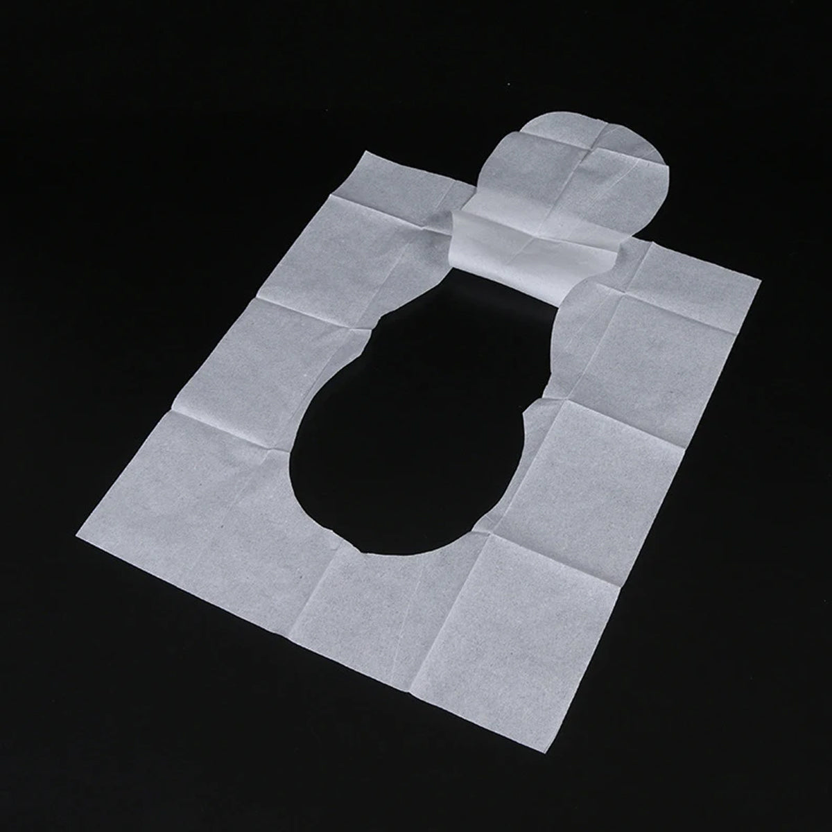 50pcs Flushable Toilet Seat Pads Water Soluble Travel