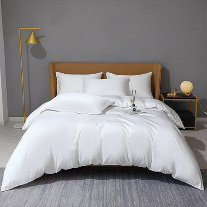 White Duvet Cover Soft Fabric Easy Care for Hotels and Homes