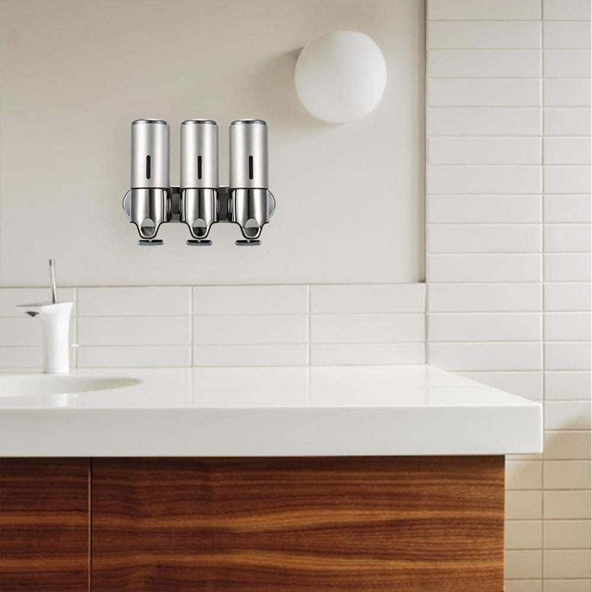 Wall Mounted Soap Dispenser with Push Lever
