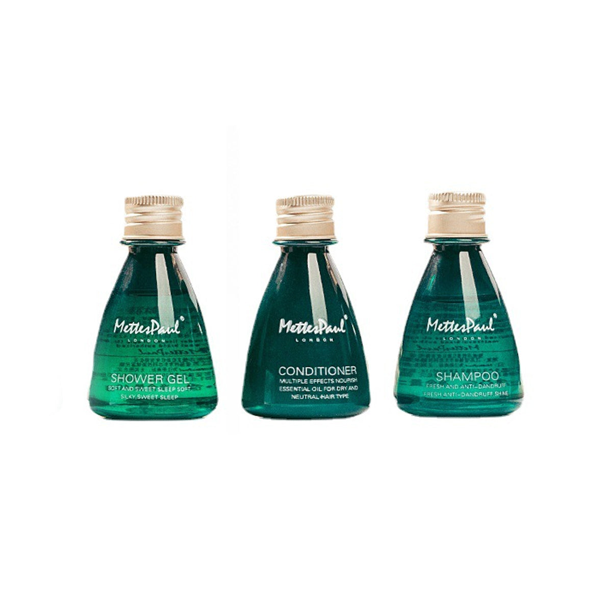 20 Pcs Hotel Travel Toiletry Bottles Shampoo Gel or Conditioner