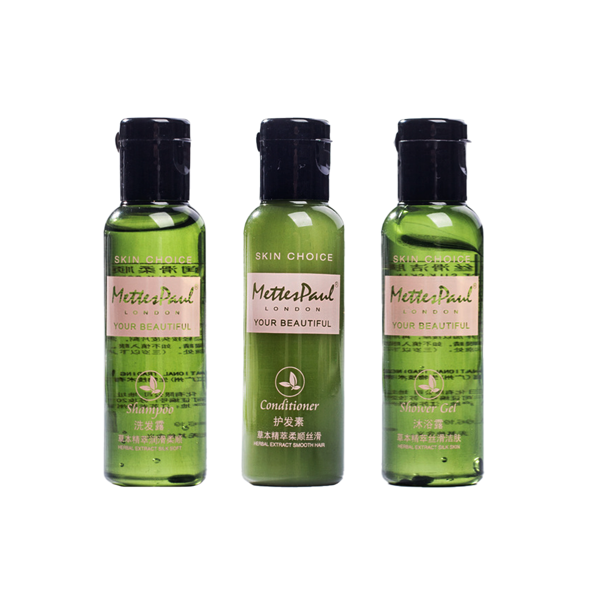 Hotel Toiletry Bottles Shampoo Gel Conditioner 20 Pack