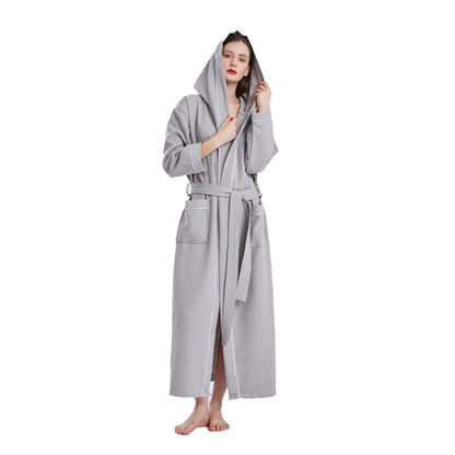 Hooded Bathrobe Quick Dry Absorbent for Daily Home and Hotel Use