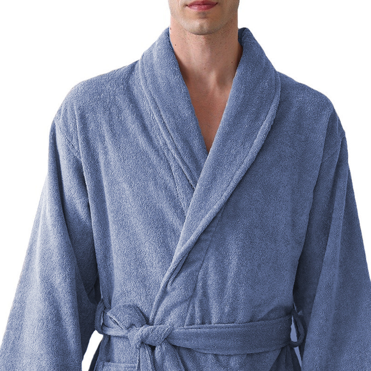 Cotton Bathrobe Quick Dry Absorbent Comfortable for Home Hotel Use