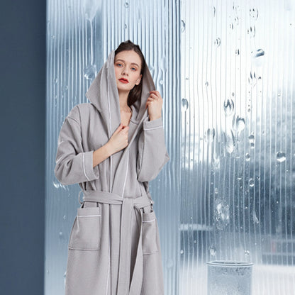 Hooded Bathrobe Quick Dry Absorbent for Daily Home and Hotel Use
