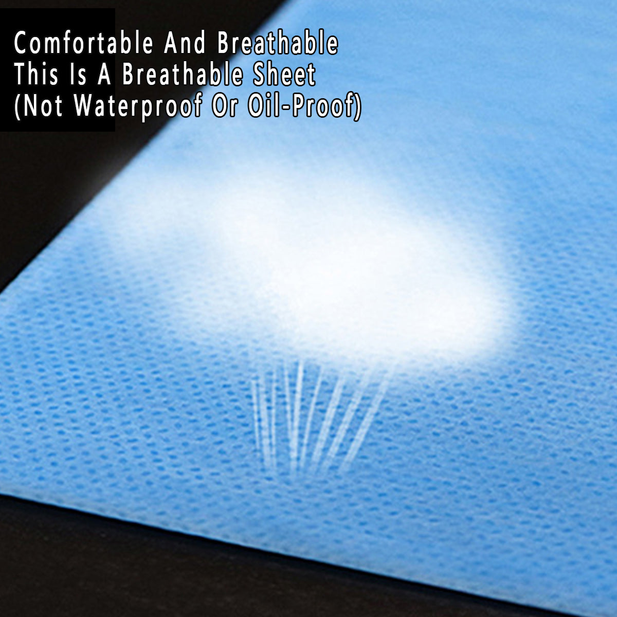 100pcs Non-Woven Breathable Bed Sheet for Hotel and Beauty Salon Spa