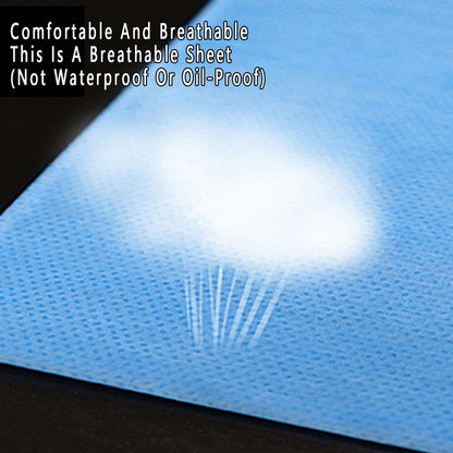 100pcs Non-Woven Breathable Bed Sheet for Hotel and Beauty Salon Spa