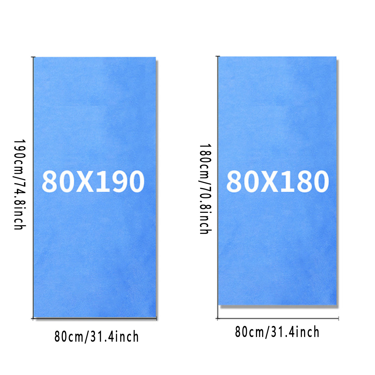100pcs Non-Woven Breathable Bed Sheet for Hotel and Beauty Salon Spa