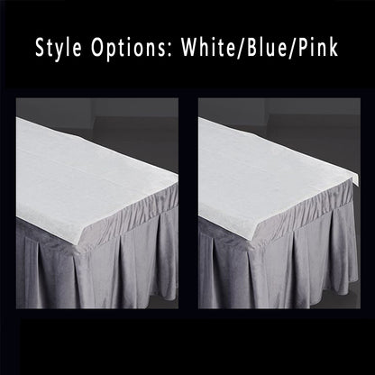 100pcs Non-Woven Breathable Bed Sheet for Hotel and Beauty Salon Spa