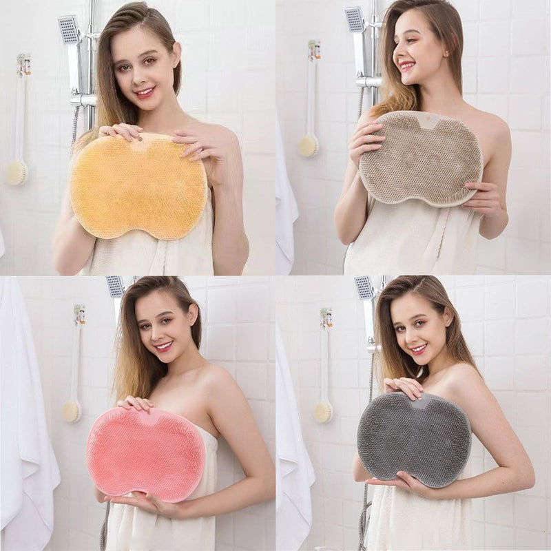 Shower Foot Scrubber Mat with Suction Cups for Exfoliating
