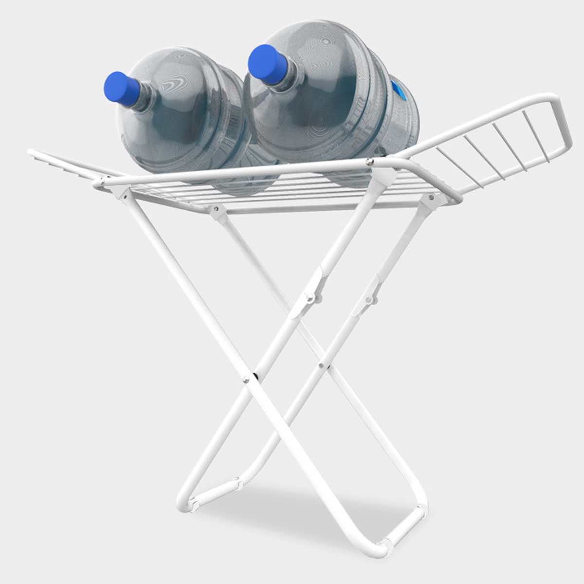 Floor Standing Clothes Drying Rack Foldable Indoor Garment Drying Rack for Laundry