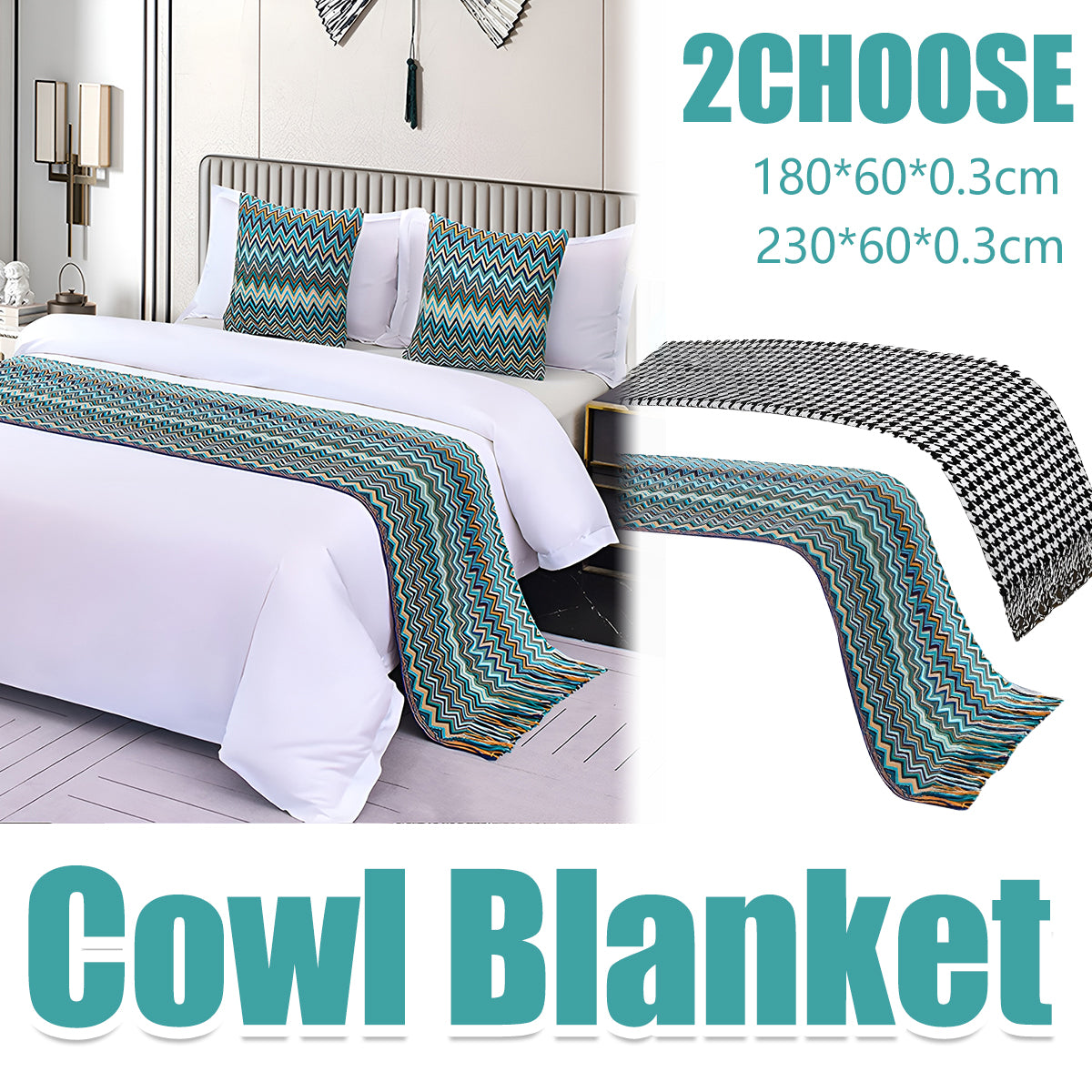 Hotel Houndstooth Bed Skirt Acetate Fabric for 120cm 180cm Beds