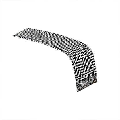 Hotel Houndstooth Bed Skirt Acetate Fabric for 120cm 180cm Beds