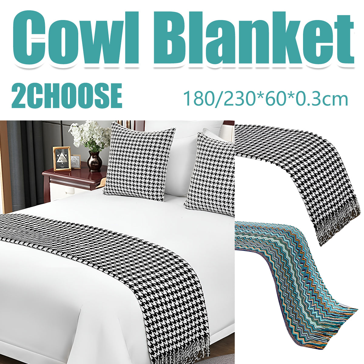 Hotel Houndstooth Bed Skirt Acetate Fabric for 120cm 180cm Beds