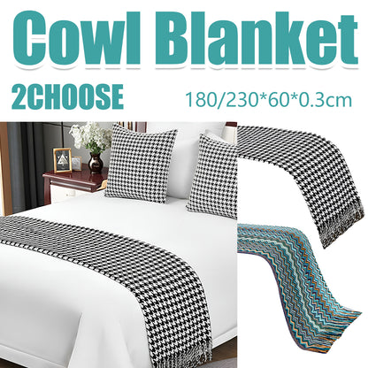 Hotel Houndstooth Bed Skirt Acetate Fabric for 120cm 180cm Beds