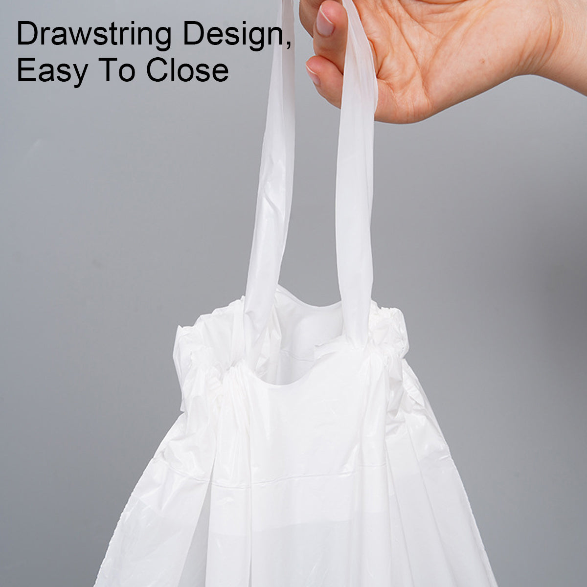 50pcs Disposable Hotel Laundry Bags with Drawstring for Travel and Home