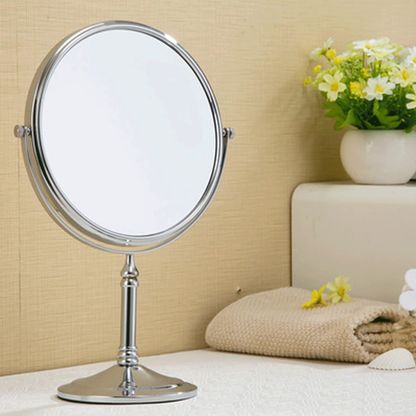 Double Sided Table Top Vanity Mirror Magnifying Cosmetic Mirror