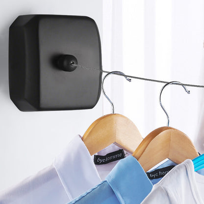 2.8m Stainless Retractable Clothesline Wall Mounted