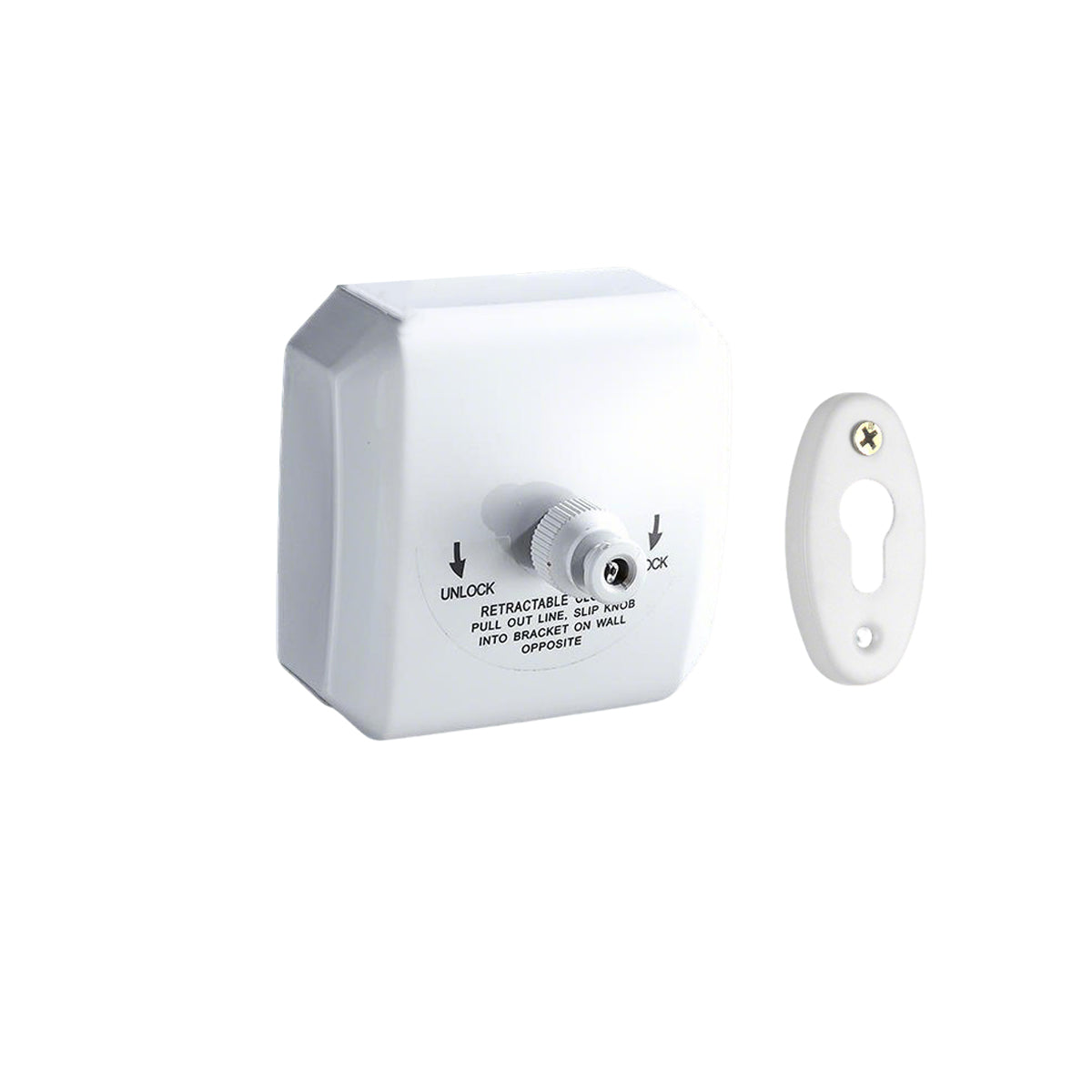 2.8m Stainless Retractable Clothesline Wall Mounted