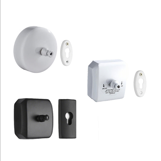 2.8m Stainless Retractable Clothesline Wall Mounted