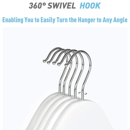 10pcs Wooden Clip Hangers Non Slip for Skirts and Trousers
