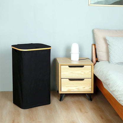 Large Laundry Basket with Lid and Removable Inner Bag