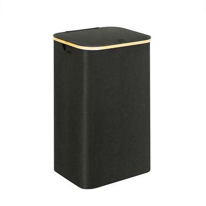Large Laundry Basket with Lid and Removable Inner Bag