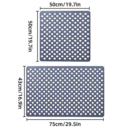 Non Slip PVC Shower Mat with Suction Cups for Bathroom Safety