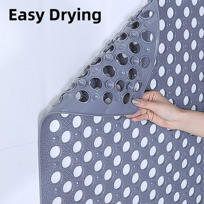 Non Slip PVC Shower Mat with Suction Cups for Bathroom Safety