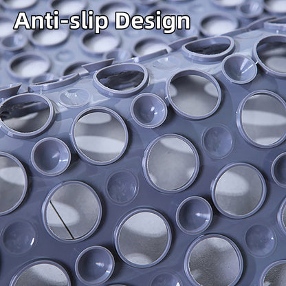 Non Slip PVC Shower Mat with Suction Cups for Bathroom Safety