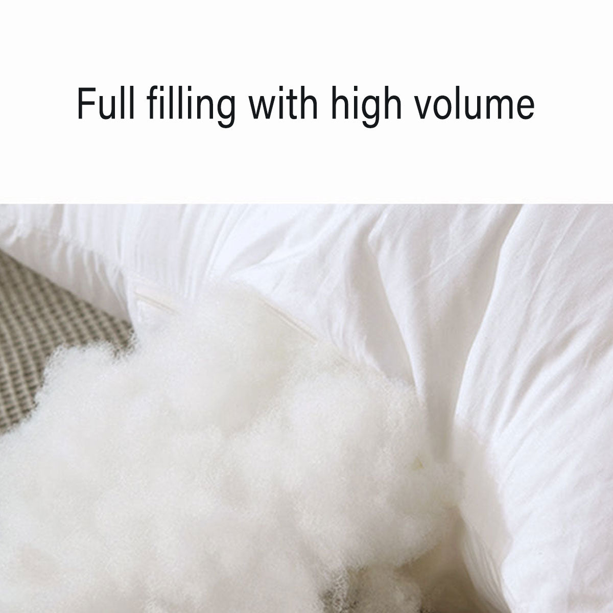 2pcs High Quality Square Pillow Inserts Soft Cushion Fillers Hotel Grade Use