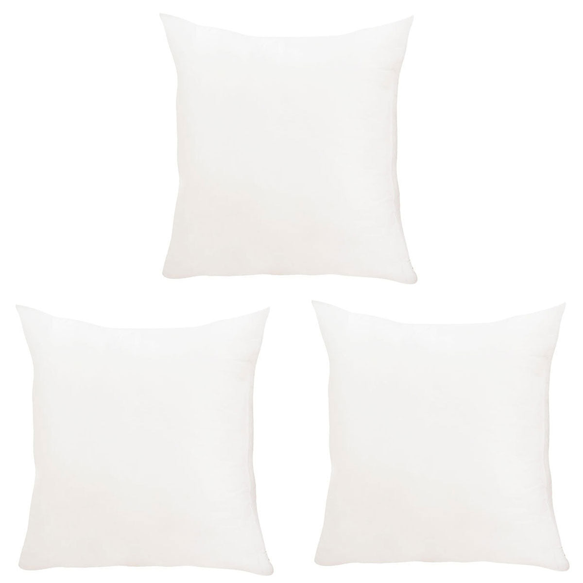 2pcs High Quality Square Pillow Inserts Soft Cushion Fillers Hotel Grade Use