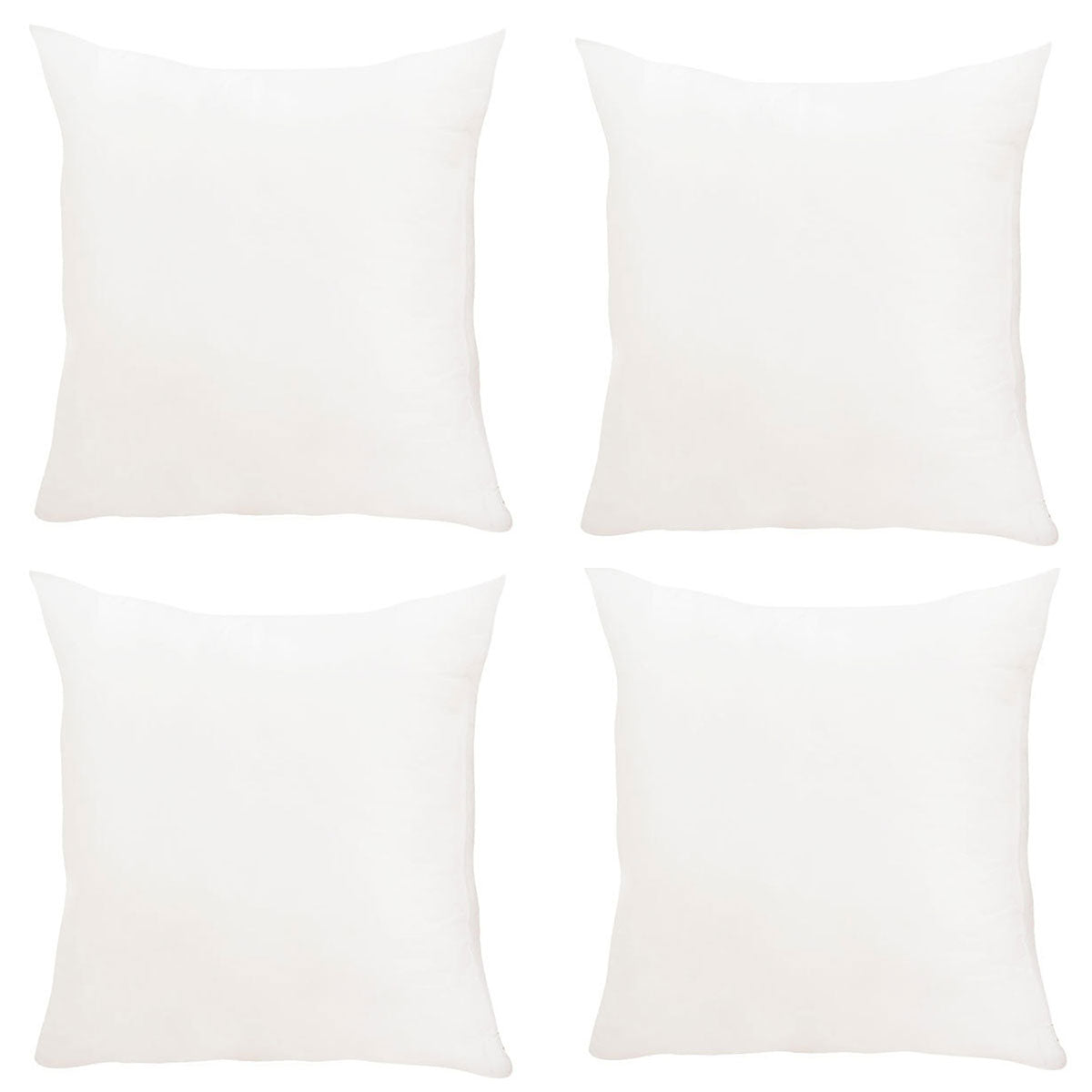 2pcs High Quality Square Pillow Inserts Soft Cushion Fillers Hotel Grade Use