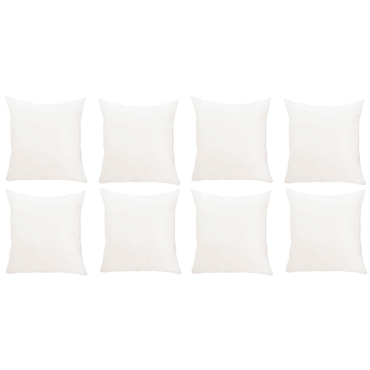 2pcs High Quality Square Pillow Inserts Soft Cushion Fillers Hotel Grade Use