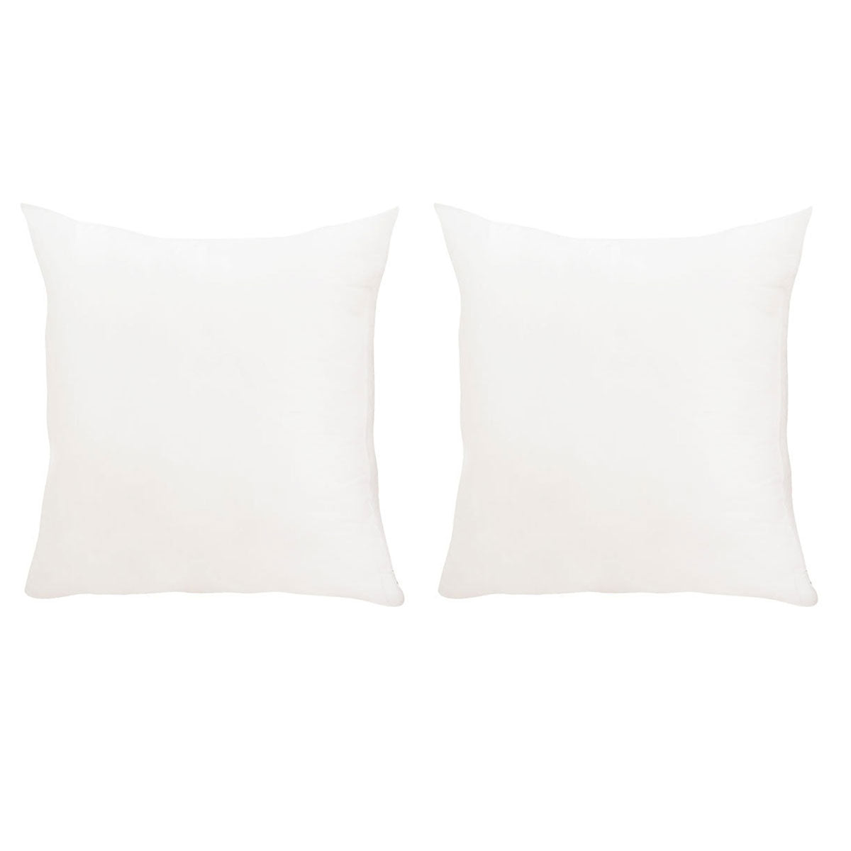 2pcs High Quality Square Pillow Inserts Soft Cushion Fillers Hotel Grade Use