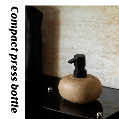 Reusable Ceramic Pump Bottle for Shampoo Lotion Soap Conditioner Travel Set