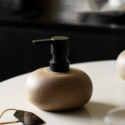 Reusable Ceramic Pump Bottle for Shampoo Lotion Soap Conditioner Travel Set