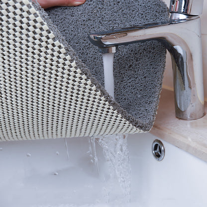 Waterproof Non Slip PVC Bathroom Mat Soft Washable Floor Rug