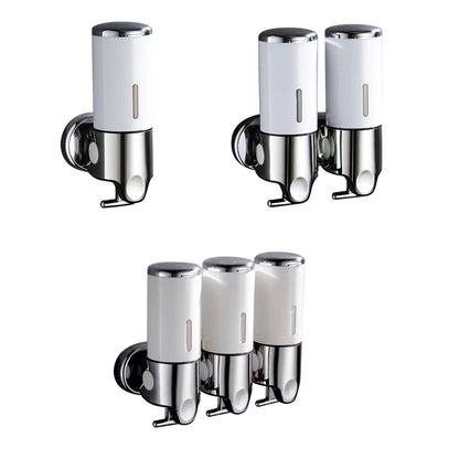 Hotel Wall Mounted Soap Dispenser with Level Window in White