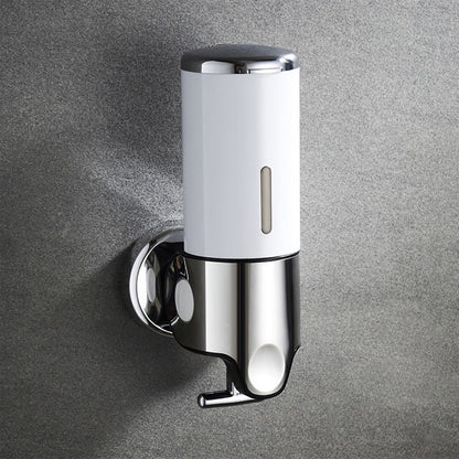 Hotel Wall Mounted Soap Dispenser with Level Window in White